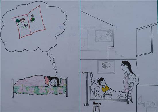 Painting  by Lalita Savalkar - My dream and my future