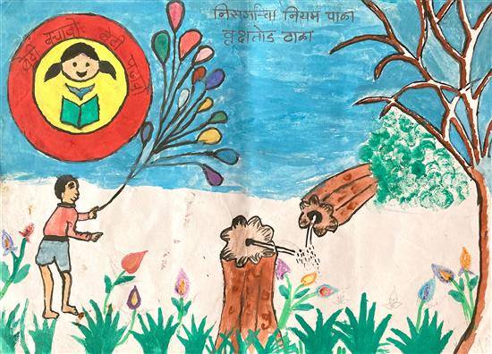 Khula Aasmaan Themes:save trees grow trees