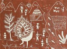Painting  by Shraddha Pote - Warli painting - 4
