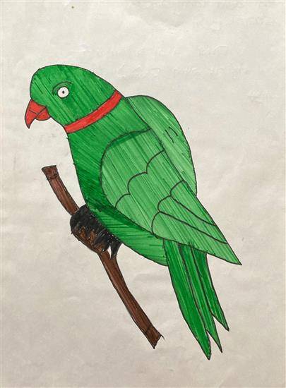 Painting  by Dipali Gavali - My favorite Bird
