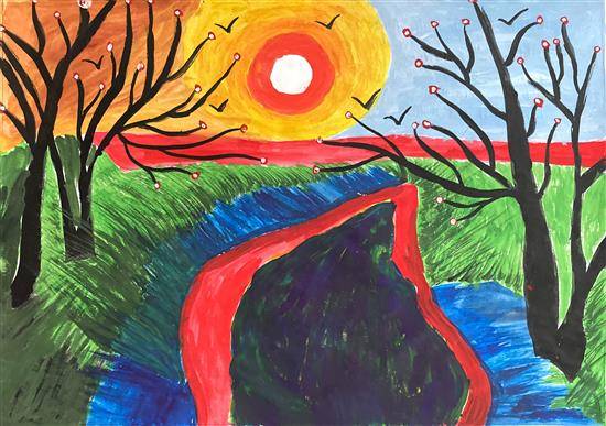 Painting  by Vaishali Sabale - Scenery - 11