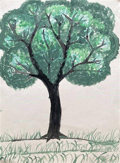 Tree - 1, painting by Sonali Parake