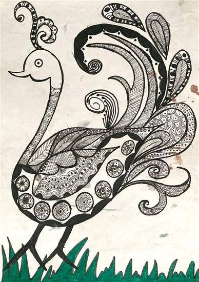 Doodle Work, painting by Ankita Darsimbe