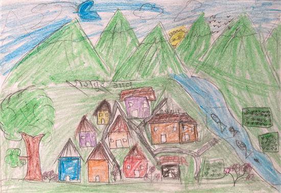 Painting  by Ajay Dhande - Raypur Gav