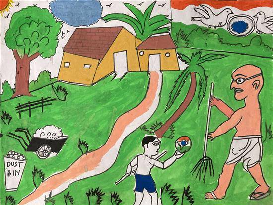 National Brain Research Center organized Art competition to support Swachh  Bharat campaign. #Cleanliness #SwachhIndia #SpecialCa