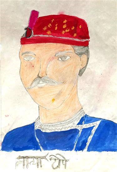 Tatya Tope, painting by Sonu Kasdekar