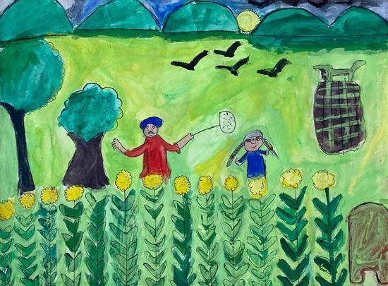 My dream is to be a Farmer, painting by Sonali Kumare