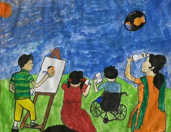 My dream is to be a Painting Artist, painting by Krutika Barekar