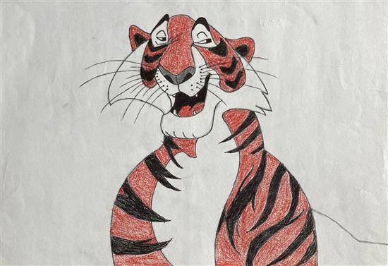 Painting  by Madhur Ozare - Bengal Tiger