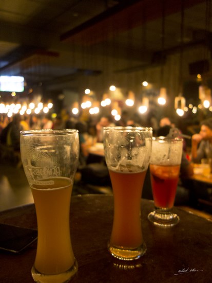 Draught Beer at a Bengaluru pub, photograph by Milind Sathe