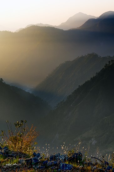 Kumaon Mountains, photograph by Milind Sathe