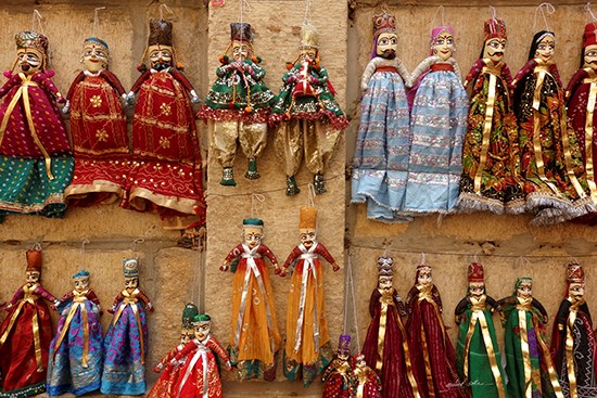 Handmade Dolls at Jaisalmer, photograph by Milind Sathe