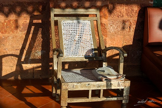 The place to be - Chair at Hindu Gymkhana, photograph by Milind Sathe