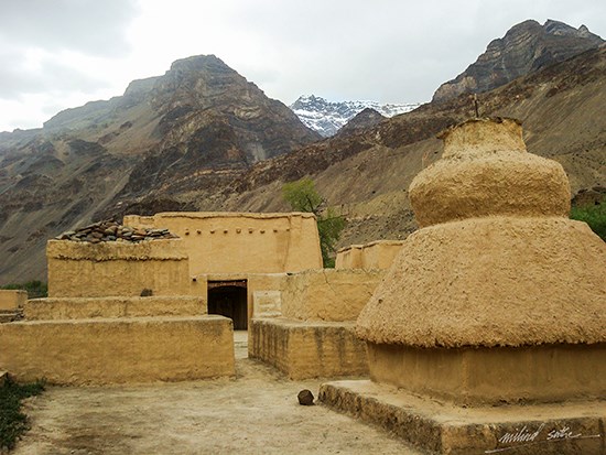 At Tabo Monastery, photograph by Milind Sathe