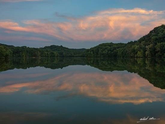 Twilight at Radnor Lake State Park, Nashville, photograph by Milind Sathe