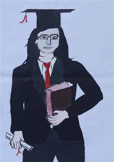 Painting  by Rekha Hilam - A graduated student