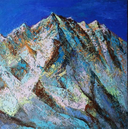 Himalaya collection - 3, painting by Kishor Randiwe
