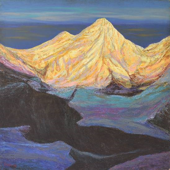 Himalaya collection - 8, painting by Kishor Randiwe