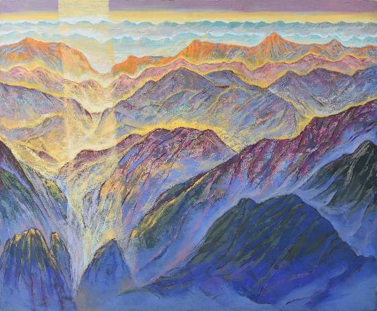 Himalaya collection - 12, painting by Kishor Randiwe