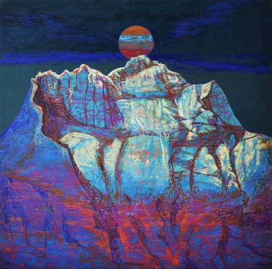 Himalaya collection - 19, painting by Kishor Randiwe