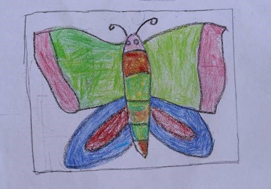 Beautiful insect, painting by Ekadash Bhange