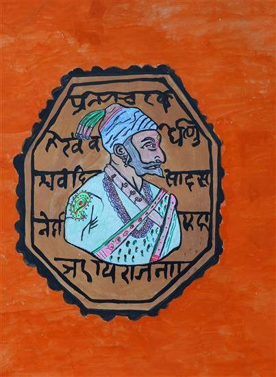 The Shiv mudra, painting by Rujit Pachalkar