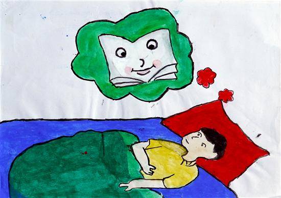Painting  by Aroshi Atram - The boy's dream