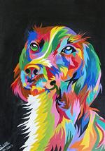 Paintings by Anjali Bhagat - The dog