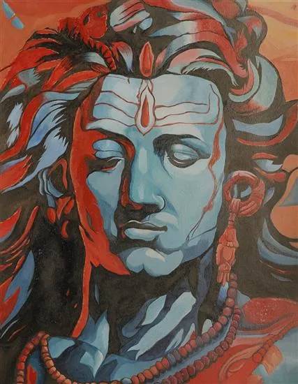 Painting  by Debarpan Mal - Shivoham