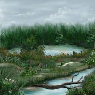 Beauty of Nature, painting by Gagandeep Kaur