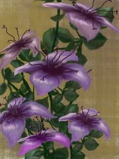 Flowers, painting by Gagandeep Kaur