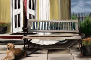 Home Beauty, painting by Gagandeep Kaur