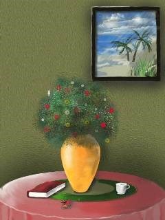 Home Interiors, painting by Gagandeep Kaur