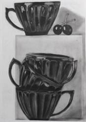 painting by Dolly Sunil - Cup sets