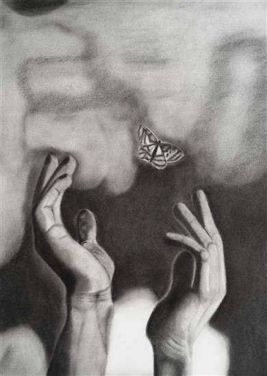 Fly high, painting by Dolly Sunil