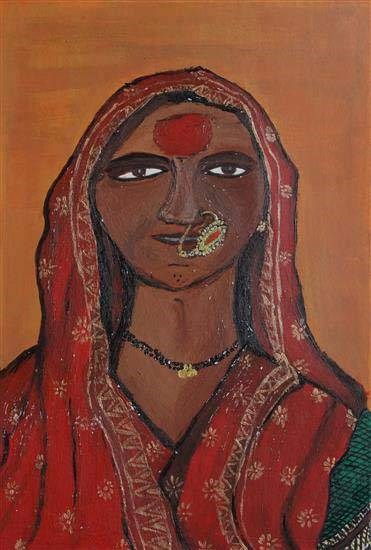 She, painting by Pradnya Vaidya