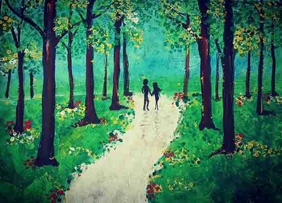 Safarnama, painting by Priyanka Bansal