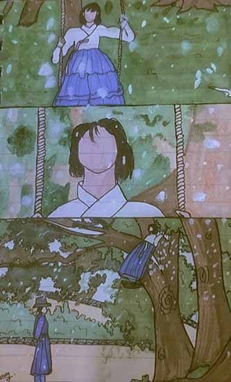 Tale Of Nokdu, painting by Alveena 