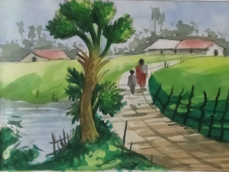 Painting  by Purabi Baral - WATER COLOUR