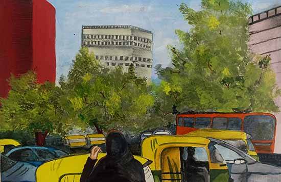 Painting  by Prem Sahoo - City