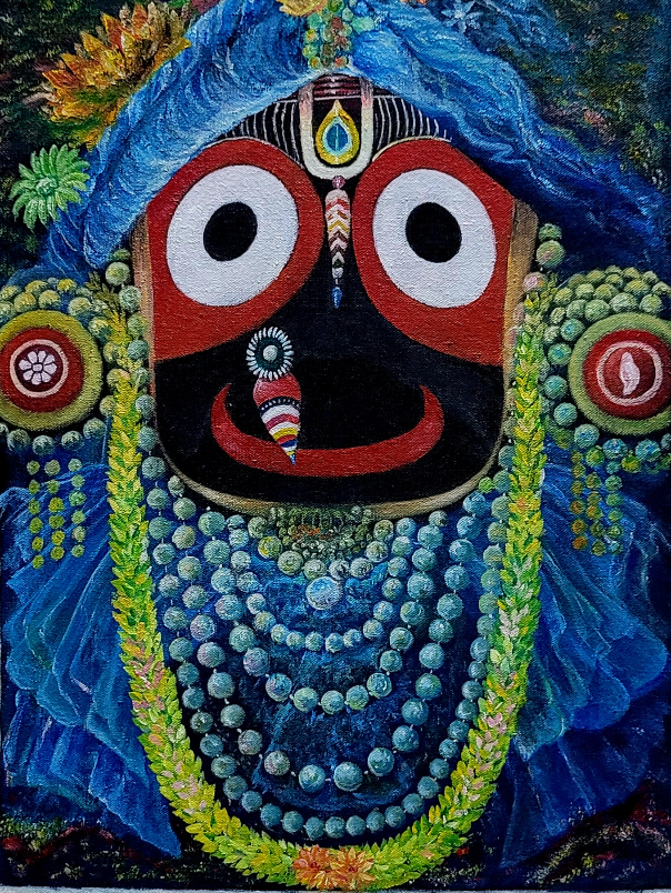 Lord Jagannath, Painting by  Artist Rajat Kumar Das