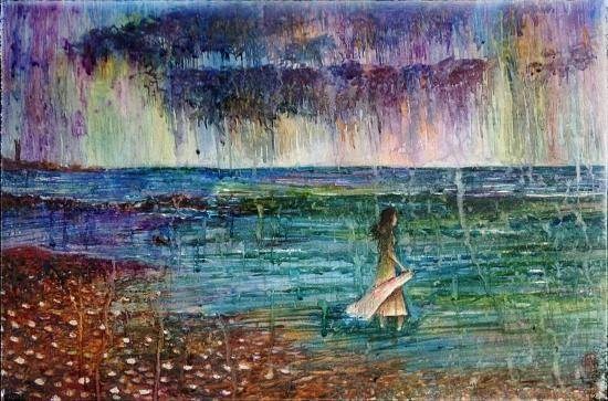 Anabell Lee, painting by Ivan Gomes