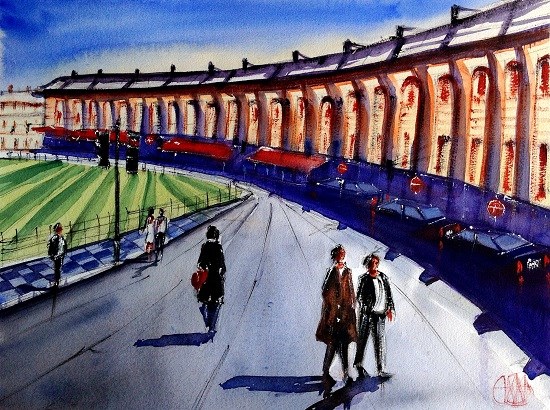 CityScape - XXIV, painting by Ivan Gomes