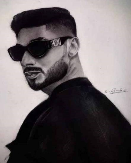 KRSNA, painting by Shivam Chauhan