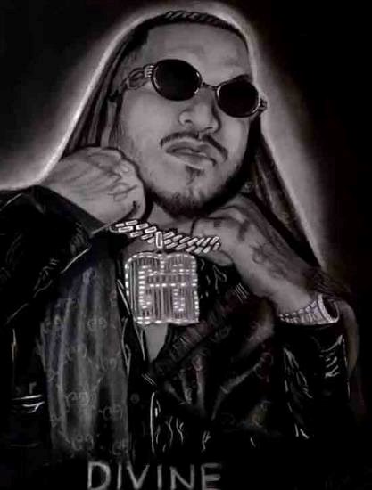 Divine, painting by Shivam Chauhan