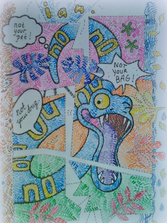 I am, painting by Hilde Kvale