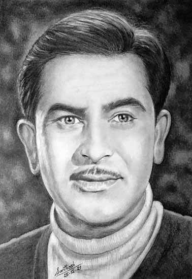 painting by Santhosh Kumar - The Showman