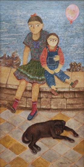 painting by Manisha Patil - Marine Drive