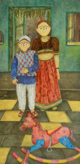 Playtime, painting by Manisha Patil
