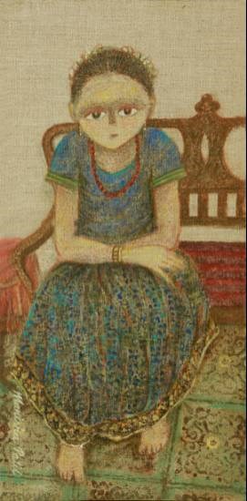 Meera, painting by Manisha Patil